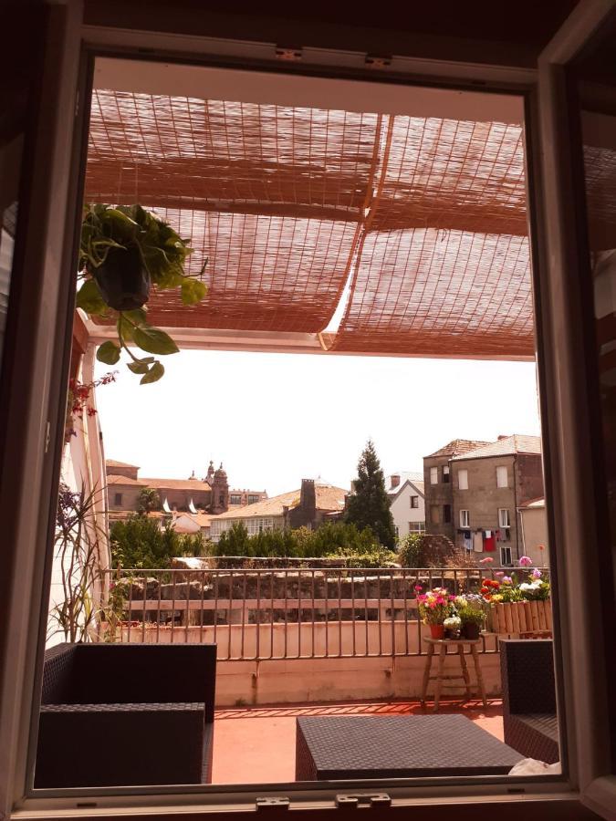Sx6 Atico Con Terraza En Centro Historico Pontevedraアパートメント エクステリア 写真